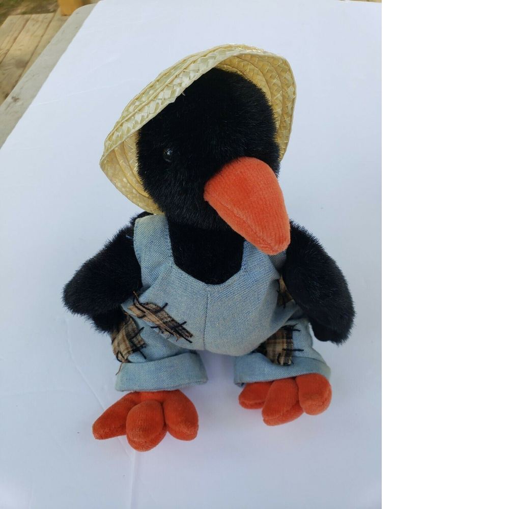 Cawley Crow TY Beanie Baby Stuffed Toy Plush 8"